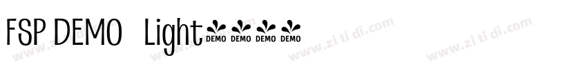 FSP DEMO   Light字体转换